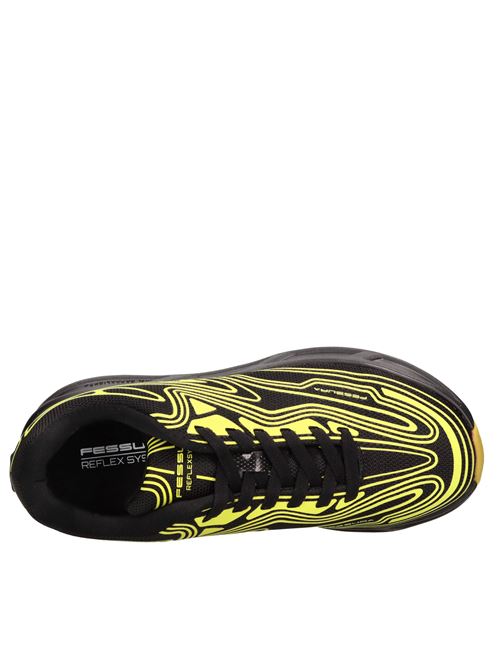Sneakers modello SHOES REFLEX#01 in tessuto FESSURA | SHOES RUNFLEX #01NERO-LIME